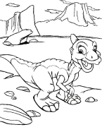 Die klein dinosaurus Online Coloring